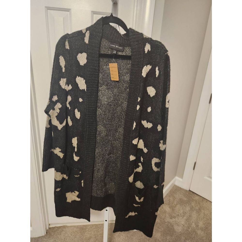 Lane  Bryant Animal Print Cardigan